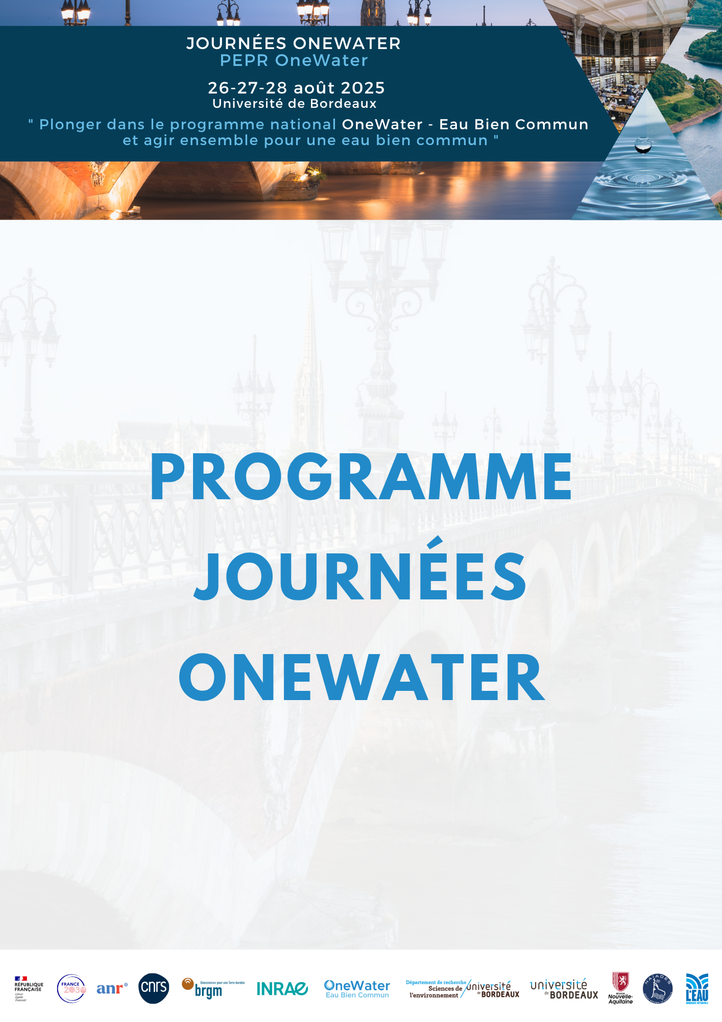 JOW25OneWater Programme JOW25