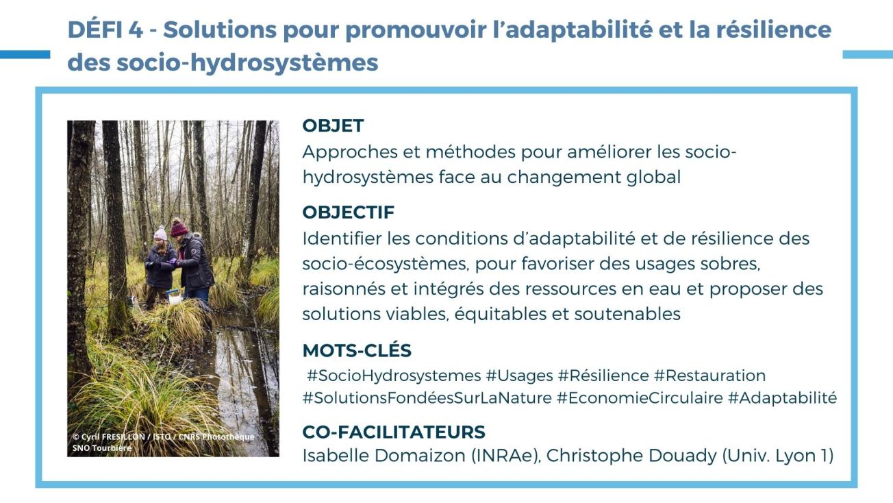 DÉFI 4 - Adaptabilité et résilience