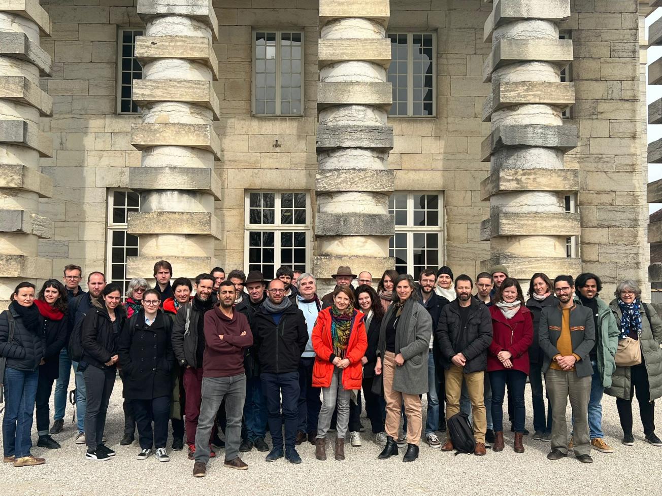 Group photo of Wall-Free Lab pilot participants