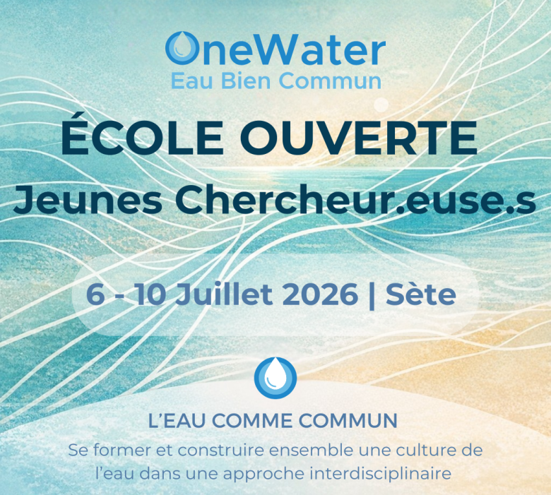 Ecole OneWater 2026 | Jeunes Chercheur.euse.s